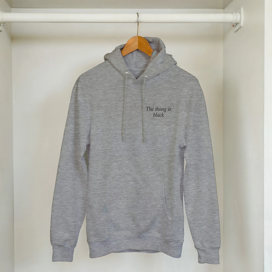 The thing is black - Hoodie