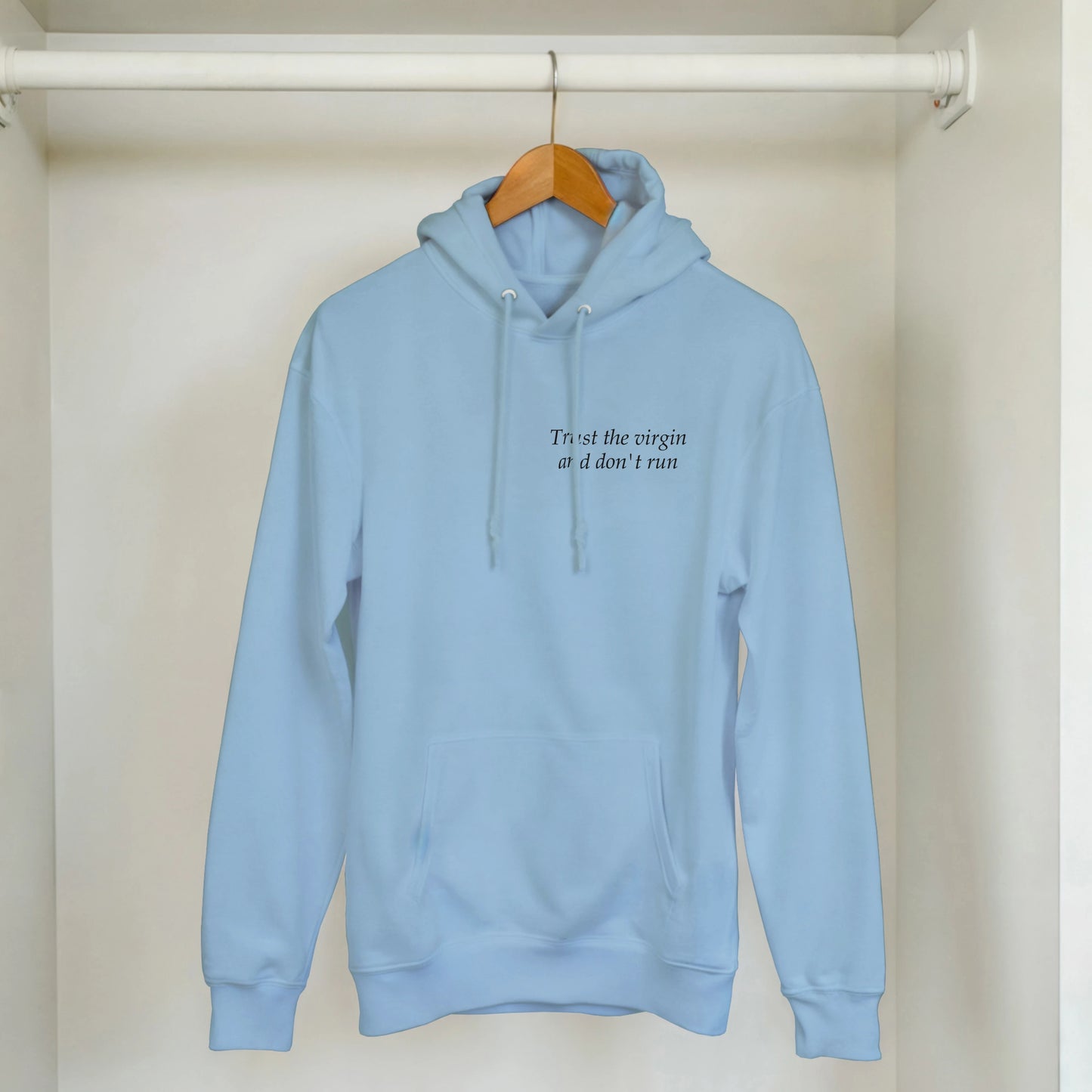 Trust the virgin and don't run - Hoodie