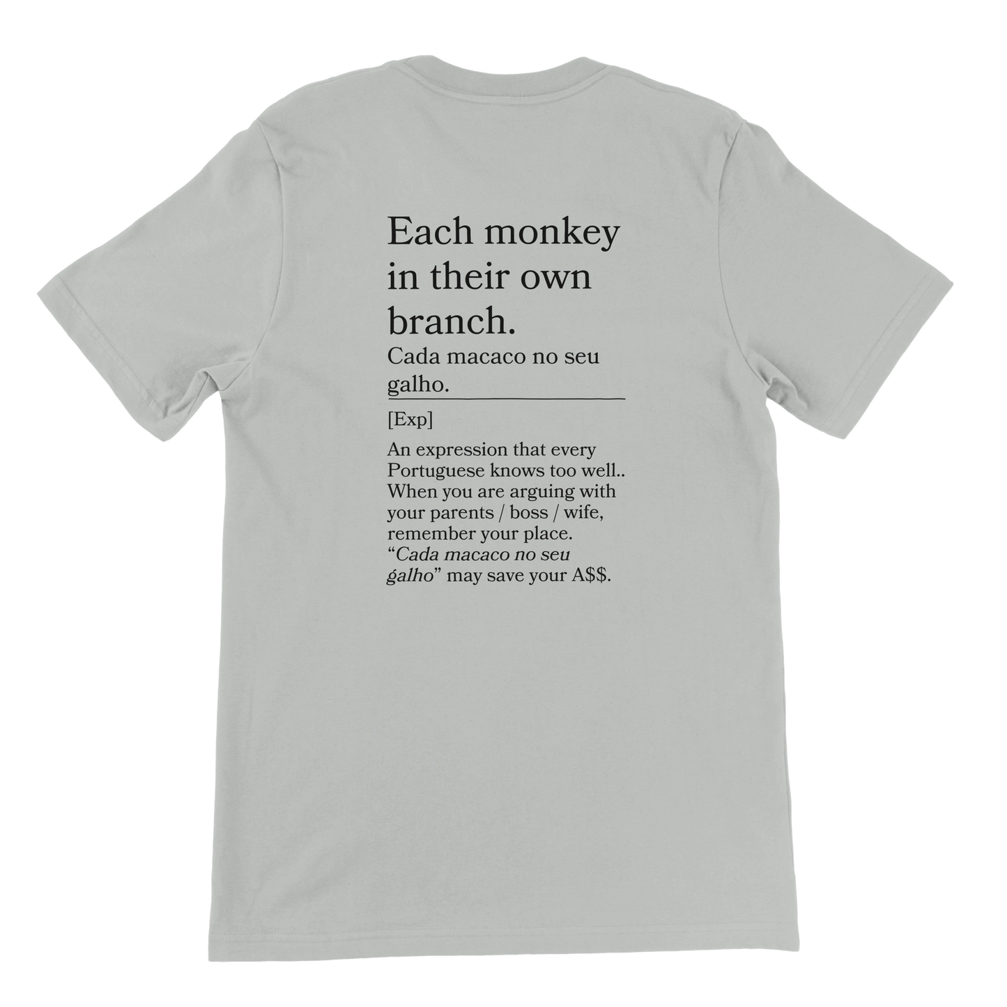 Each monkey in their own branch - T-shirt