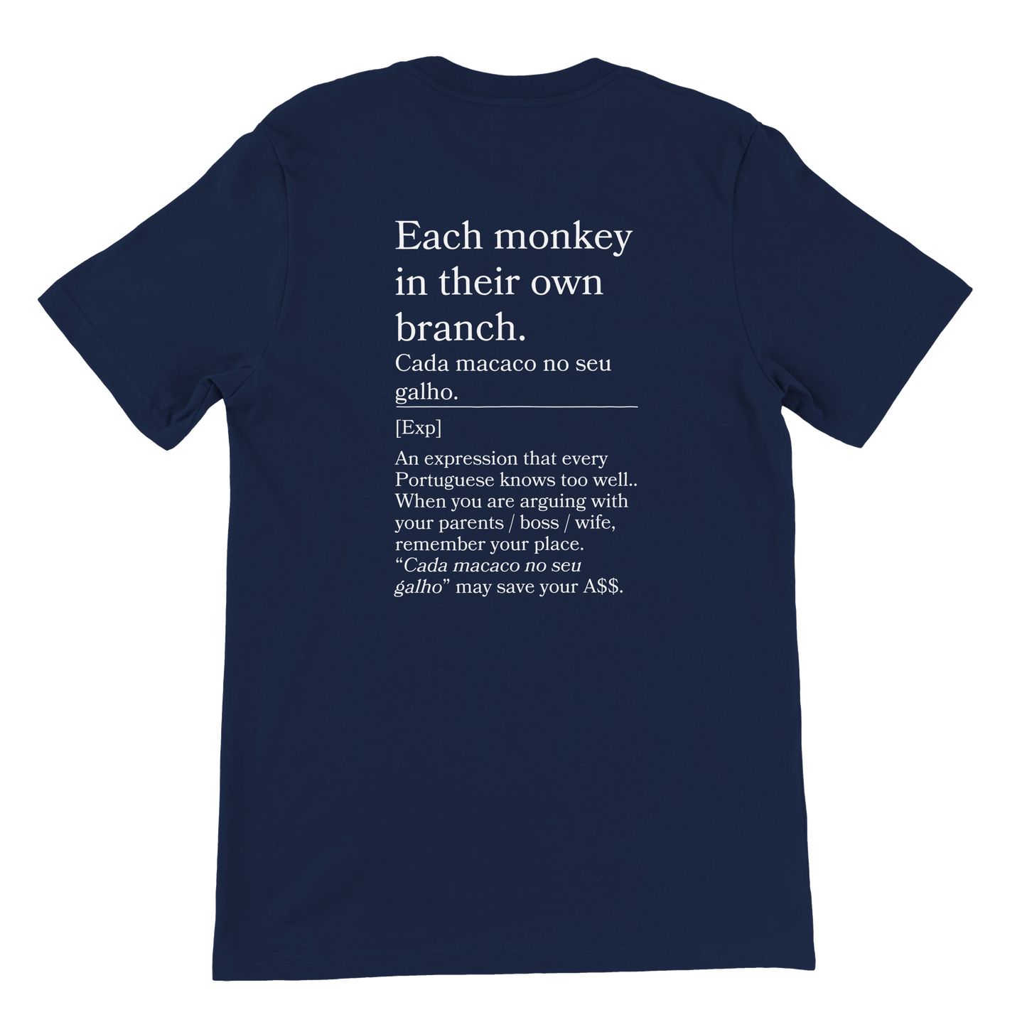 Each monkey in their own branch - T-shirt