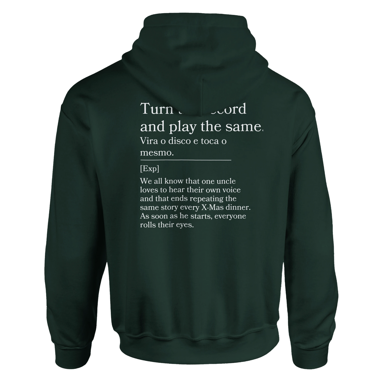 Turn the record and play the same - Hoodie