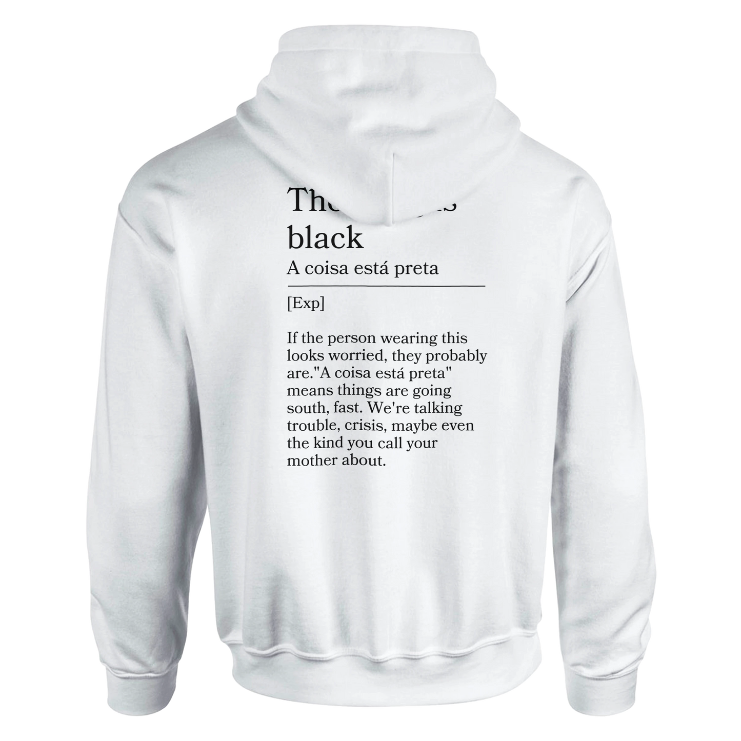 The thing is black - Hoodie