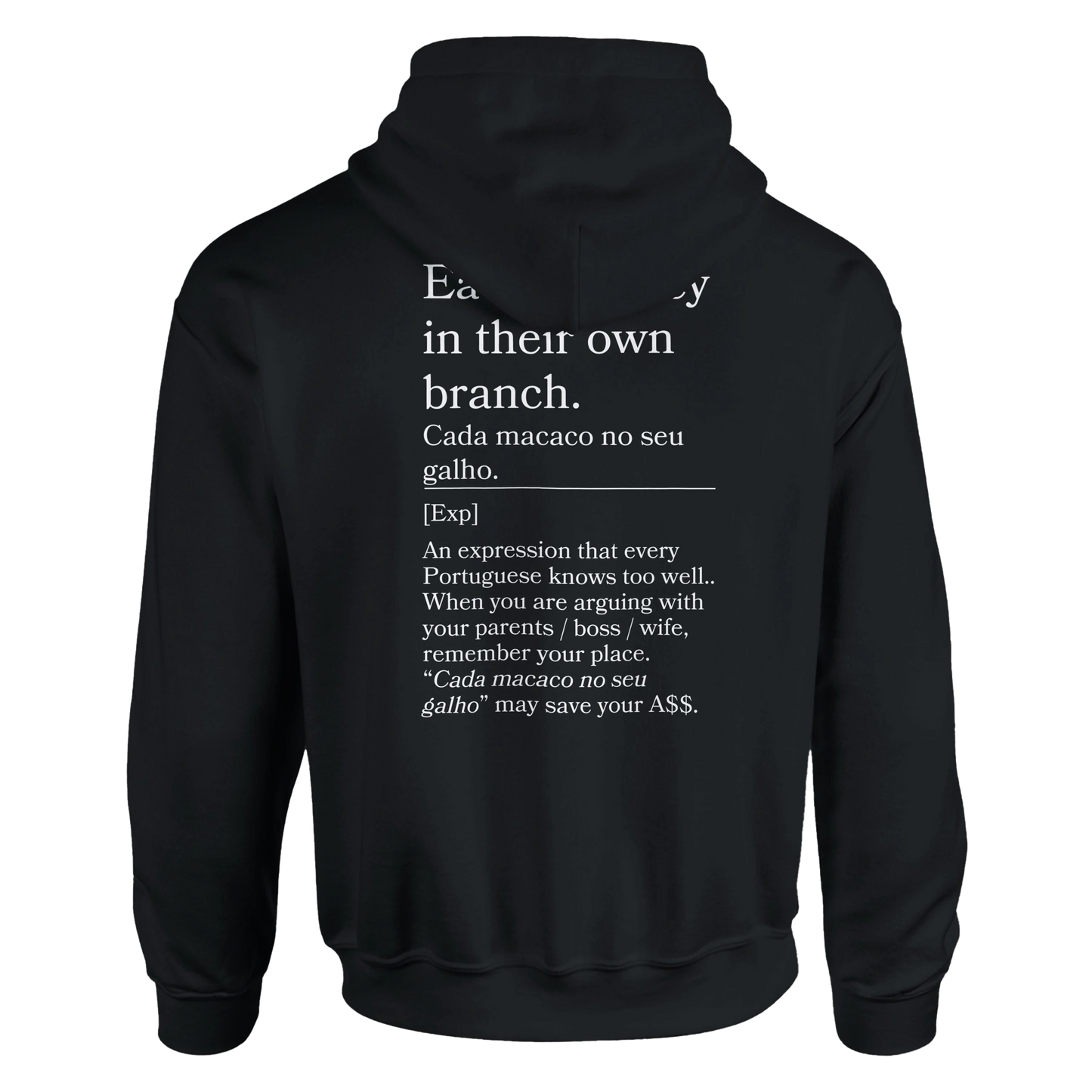 Each monkey in their own branch - Hoodie