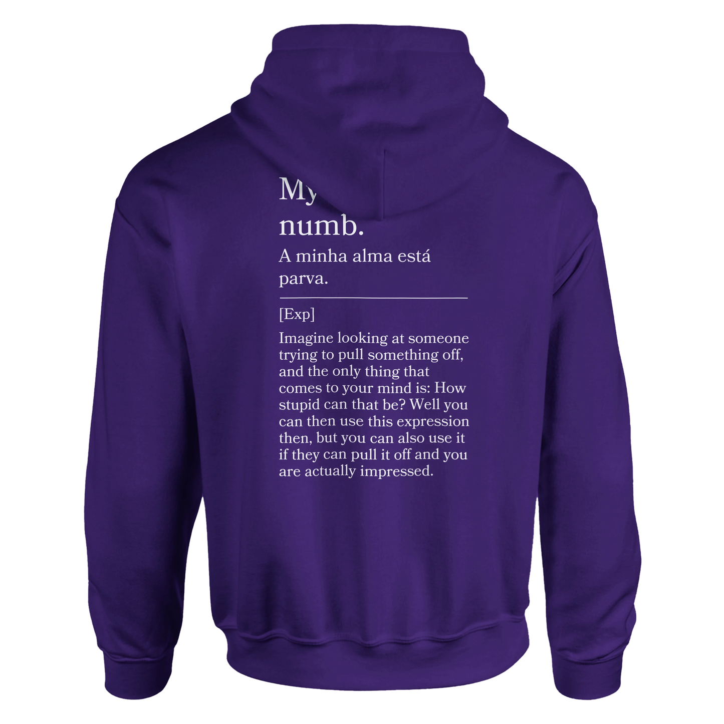 My soul is numb - Hoodie