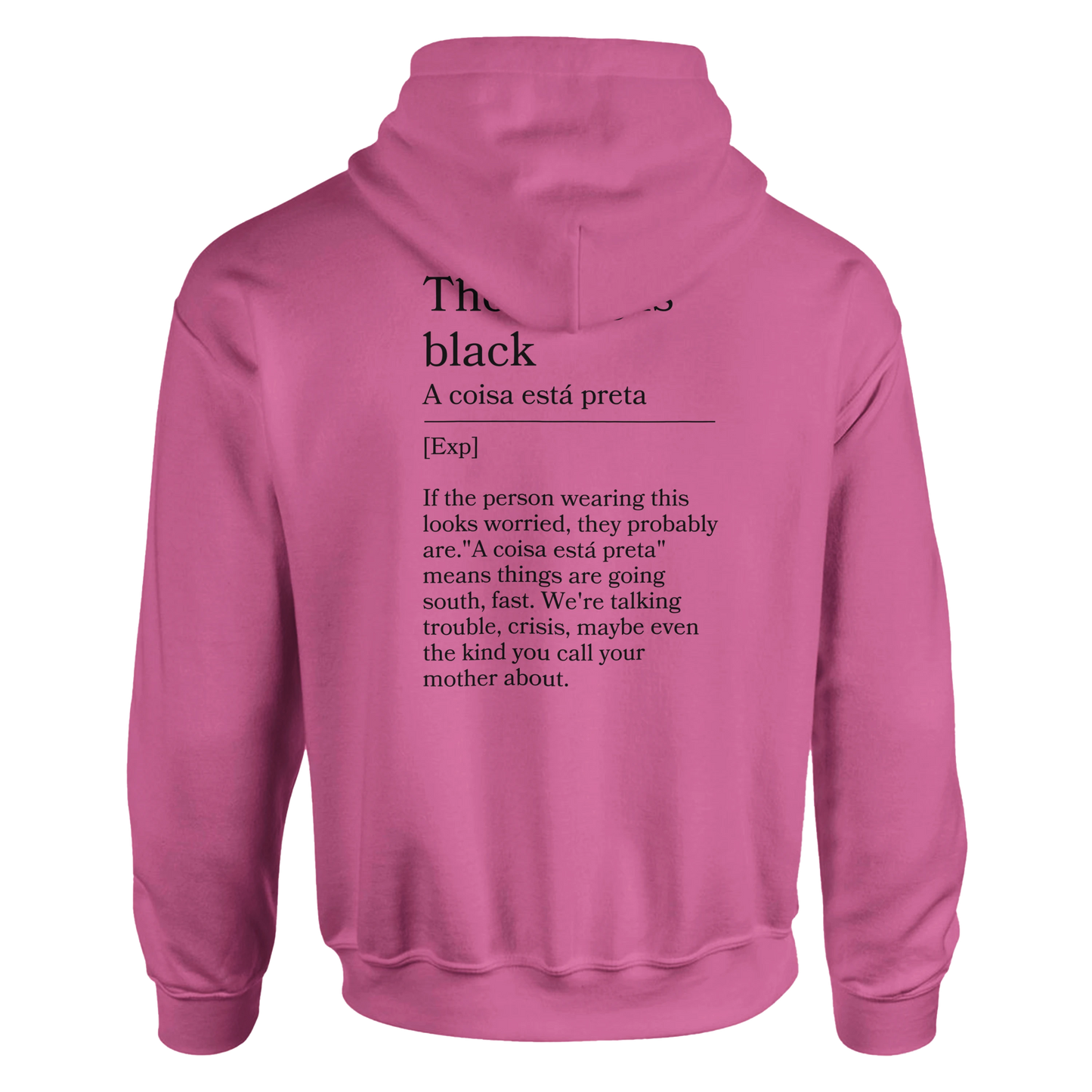 The thing is black - Hoodie