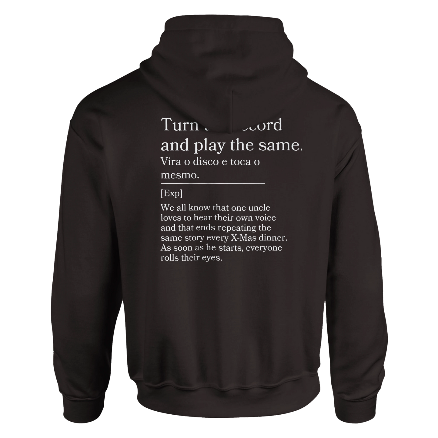 Turn the record and play the same - Hoodie