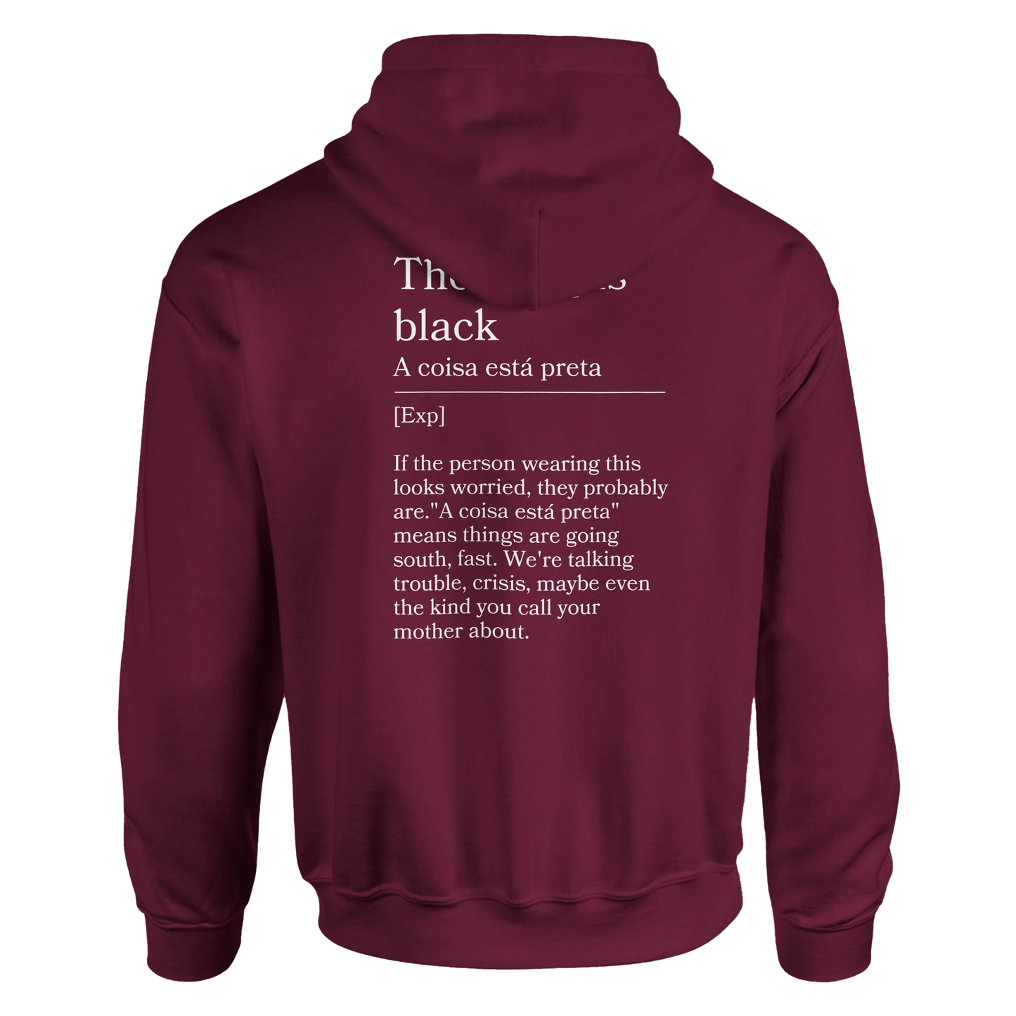 The thing is black - Hoodie