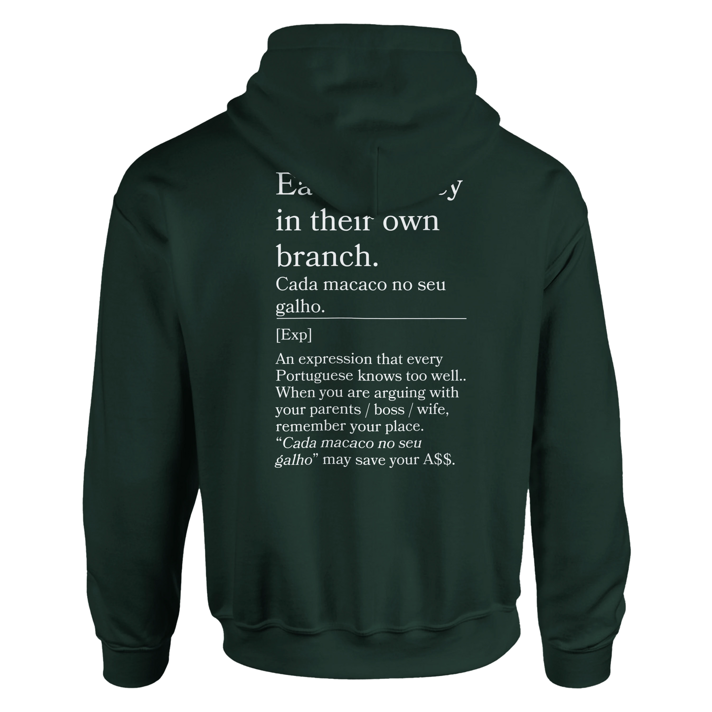 Each monkey in their own branch - Hoodie