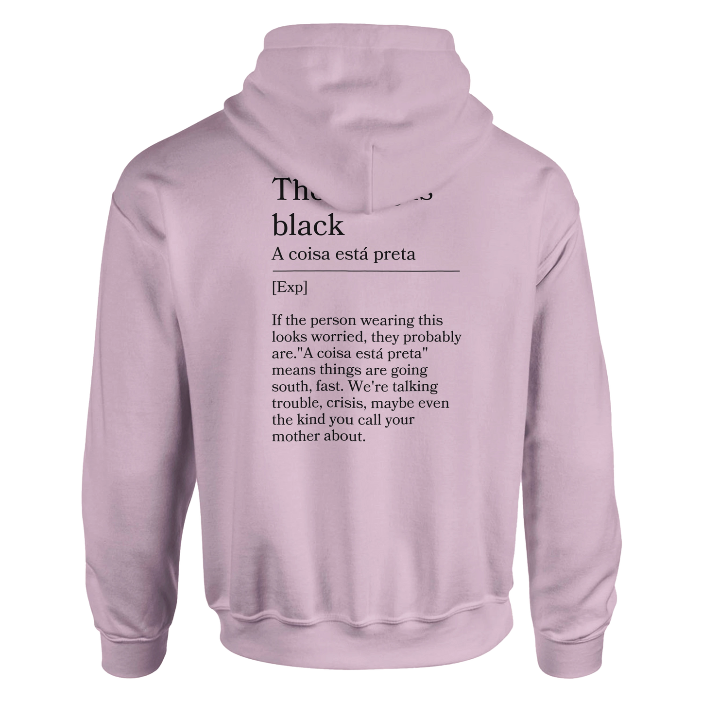 The thing is black - Hoodie