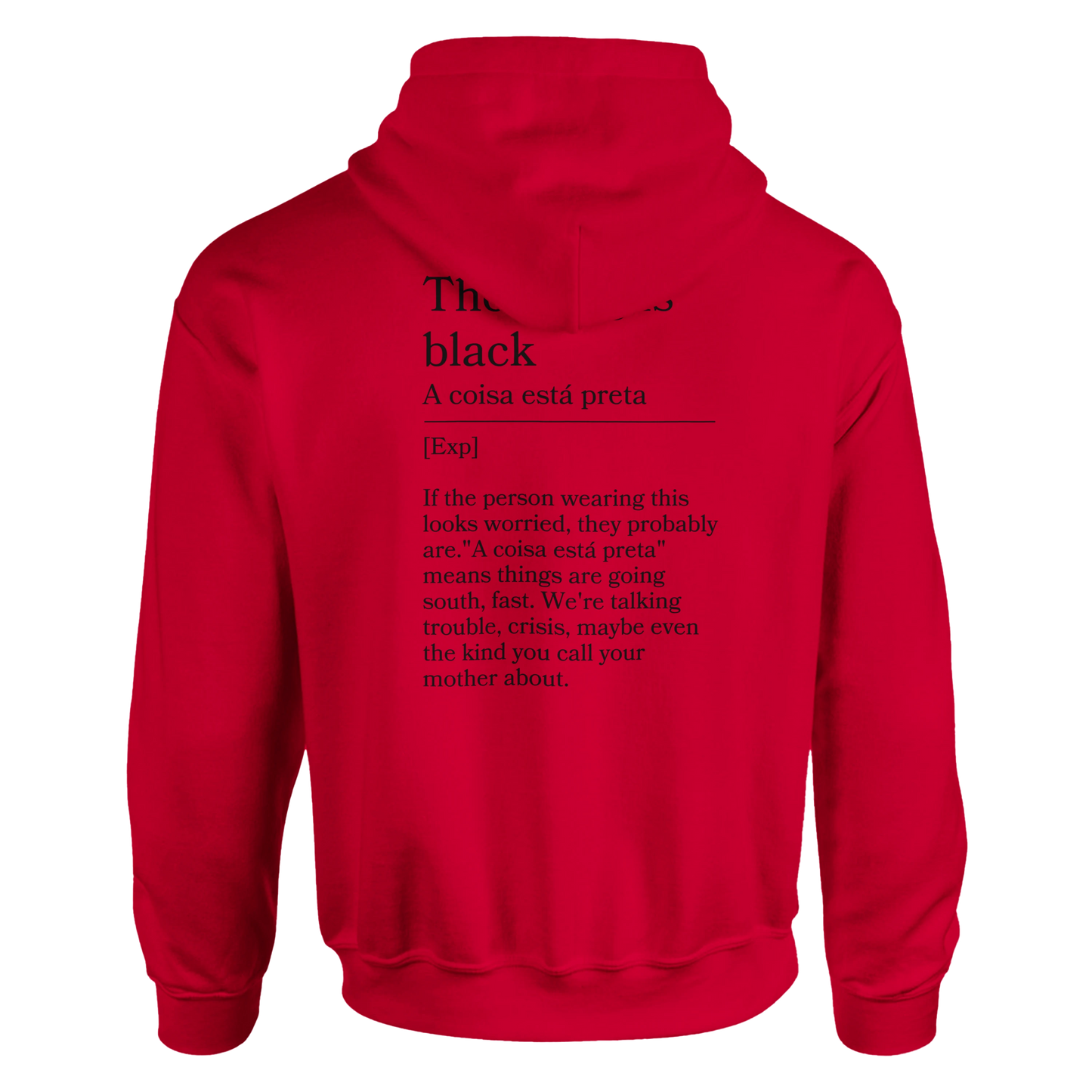 The thing is black - Hoodie