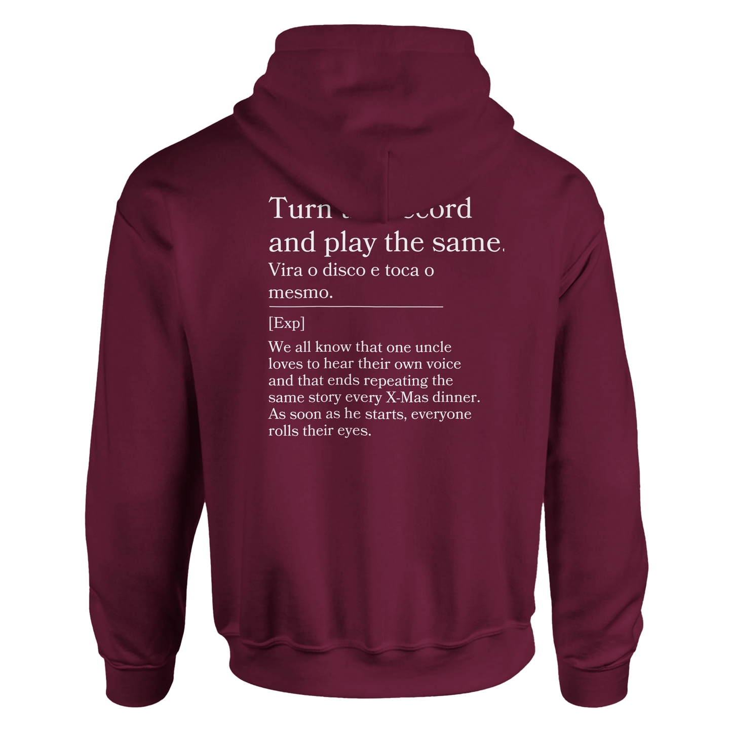 Turn the record and play the same - Hoodie