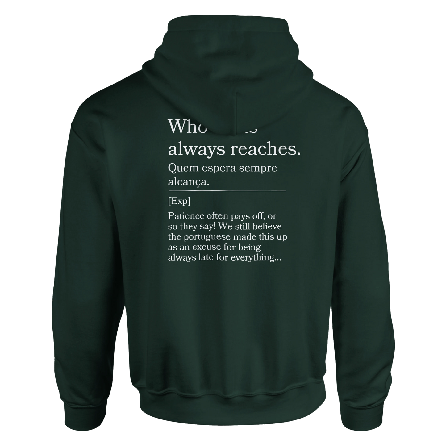 Who waits always reaches - Hoodie