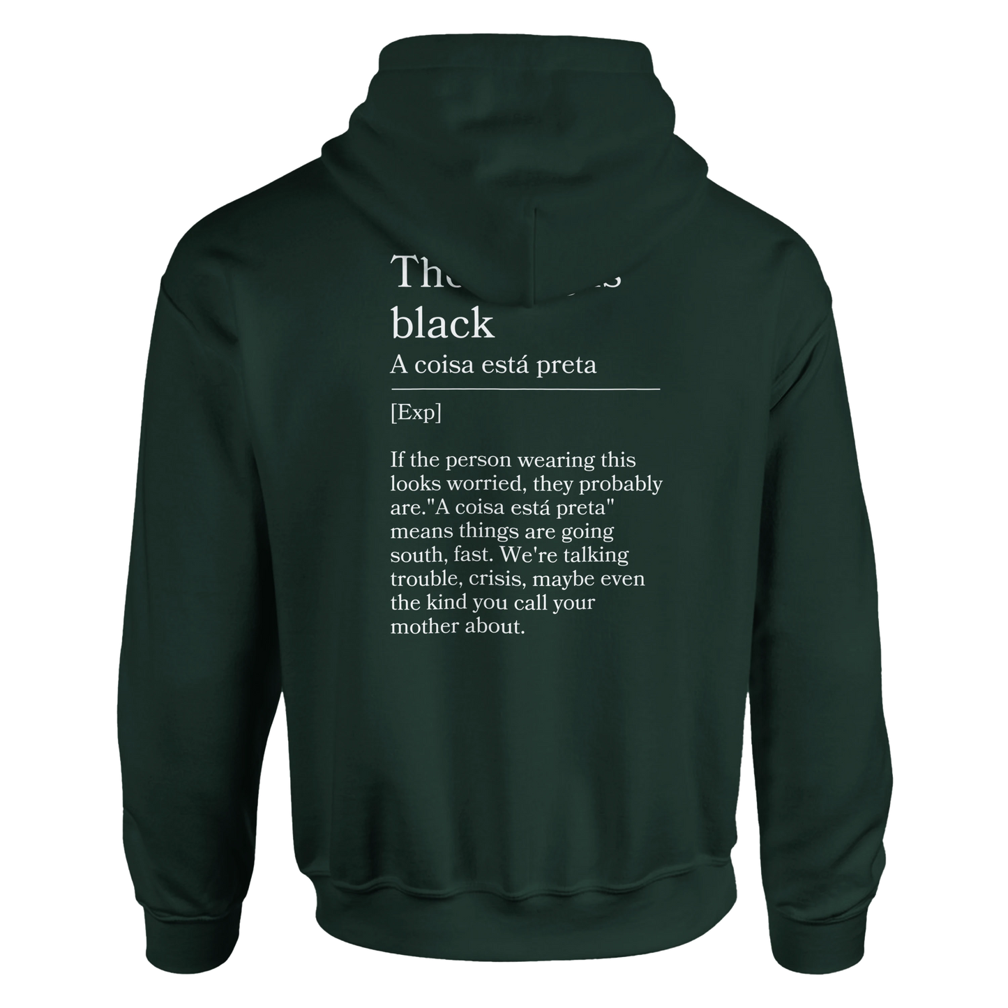 The thing is black - Hoodie