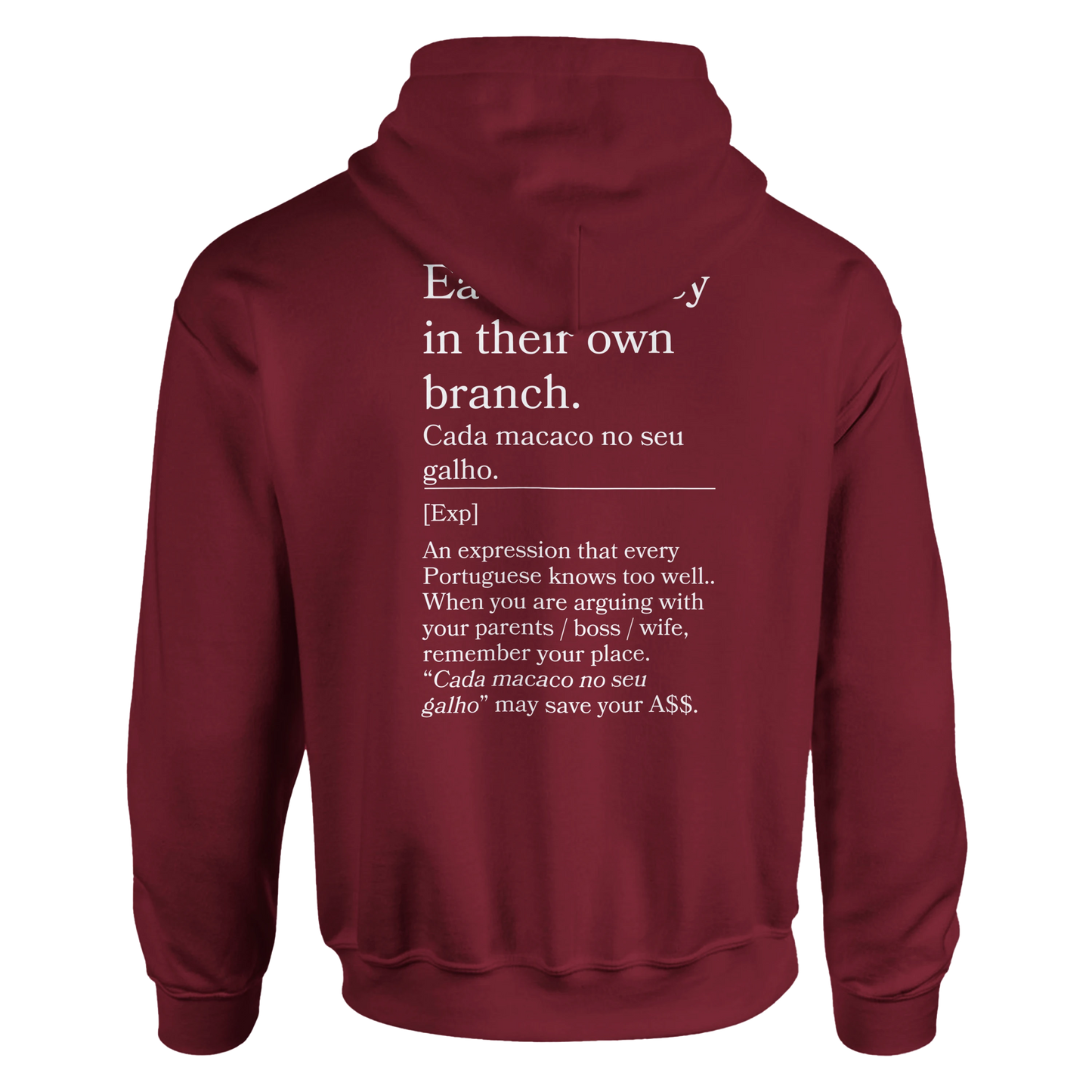 Each monkey in their own branch - Hoodie