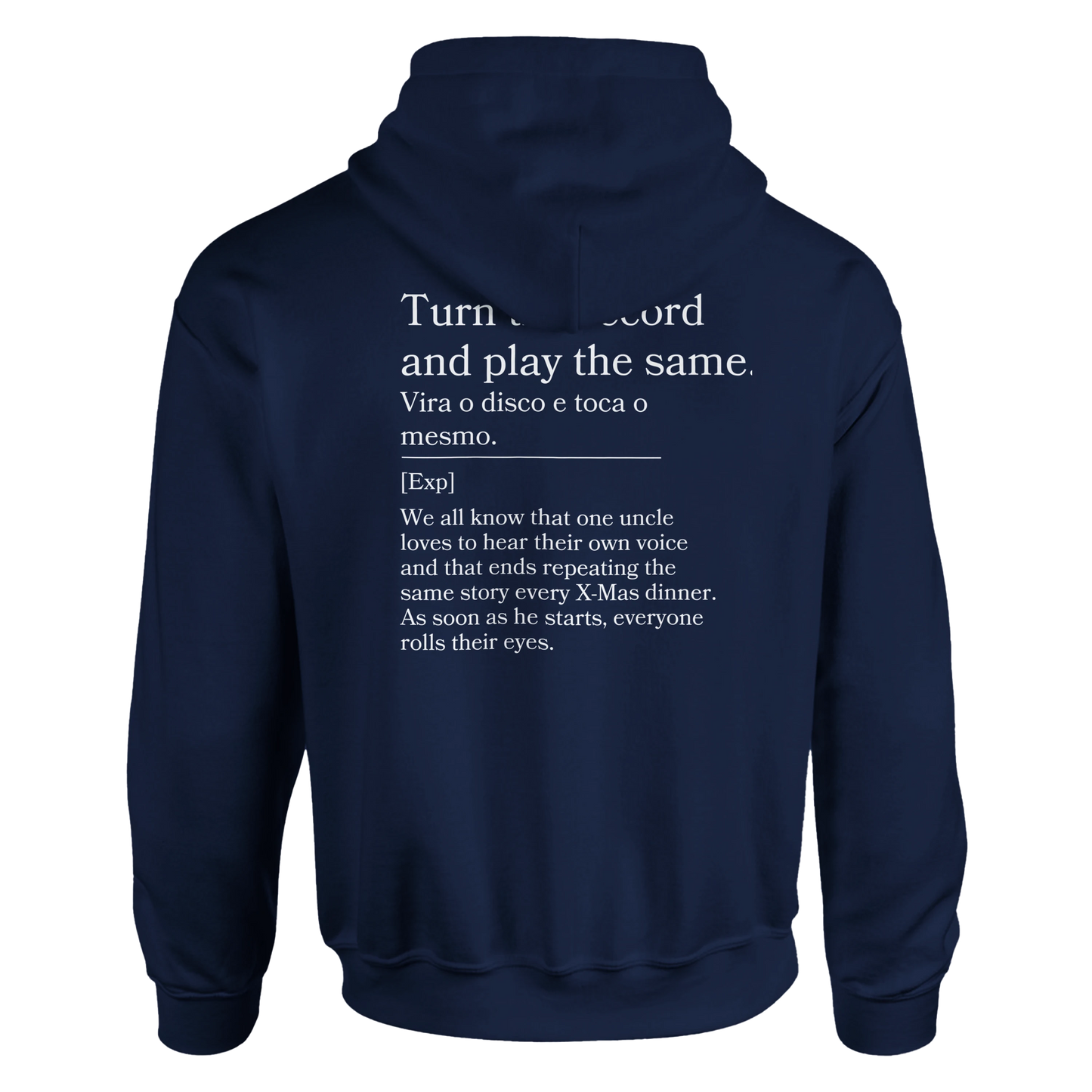 Turn the record and play the same - Hoodie