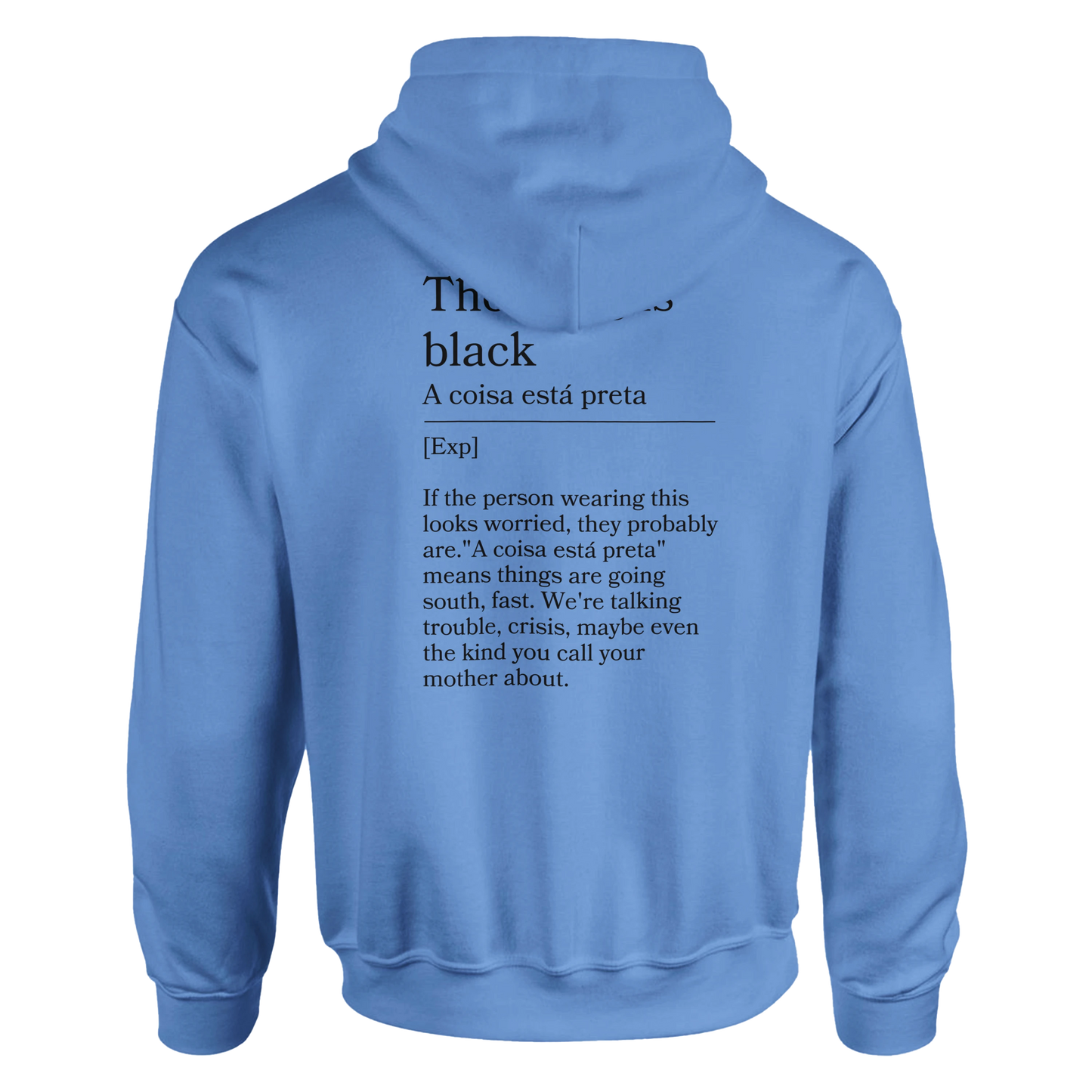 The thing is black - Hoodie