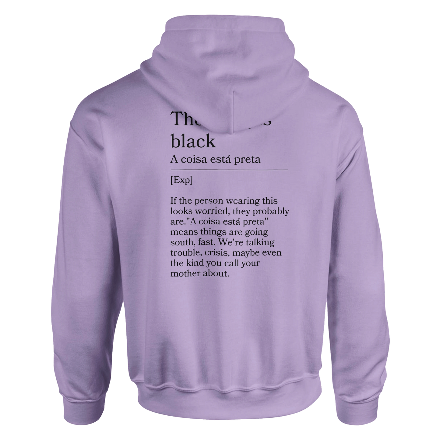 The thing is black - Hoodie