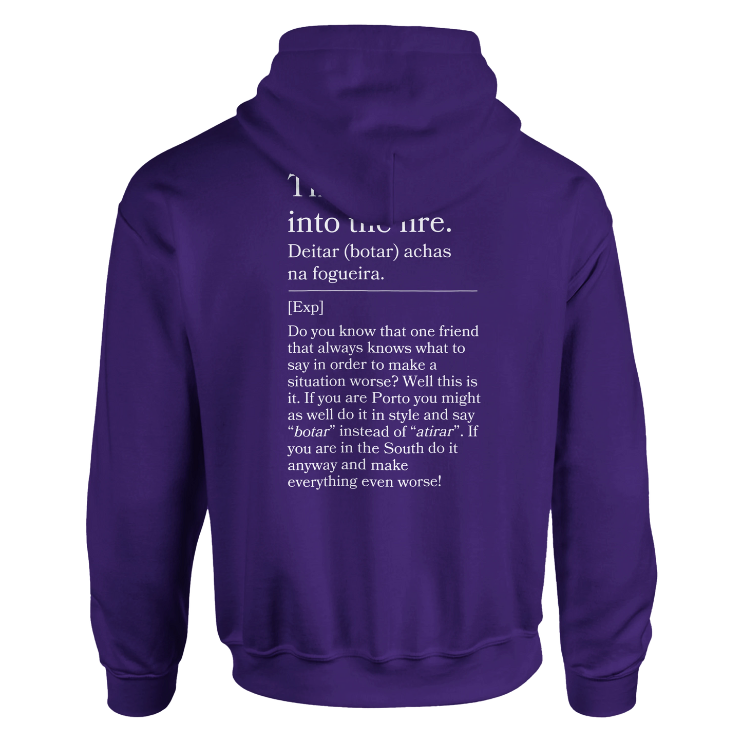 Throw sticks into the fire - Hoodie