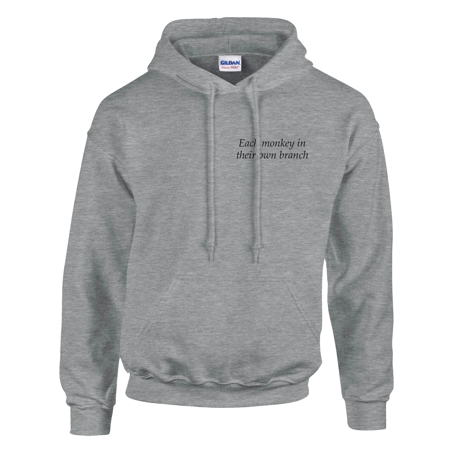 Each monkey in their own branch - Hoodie