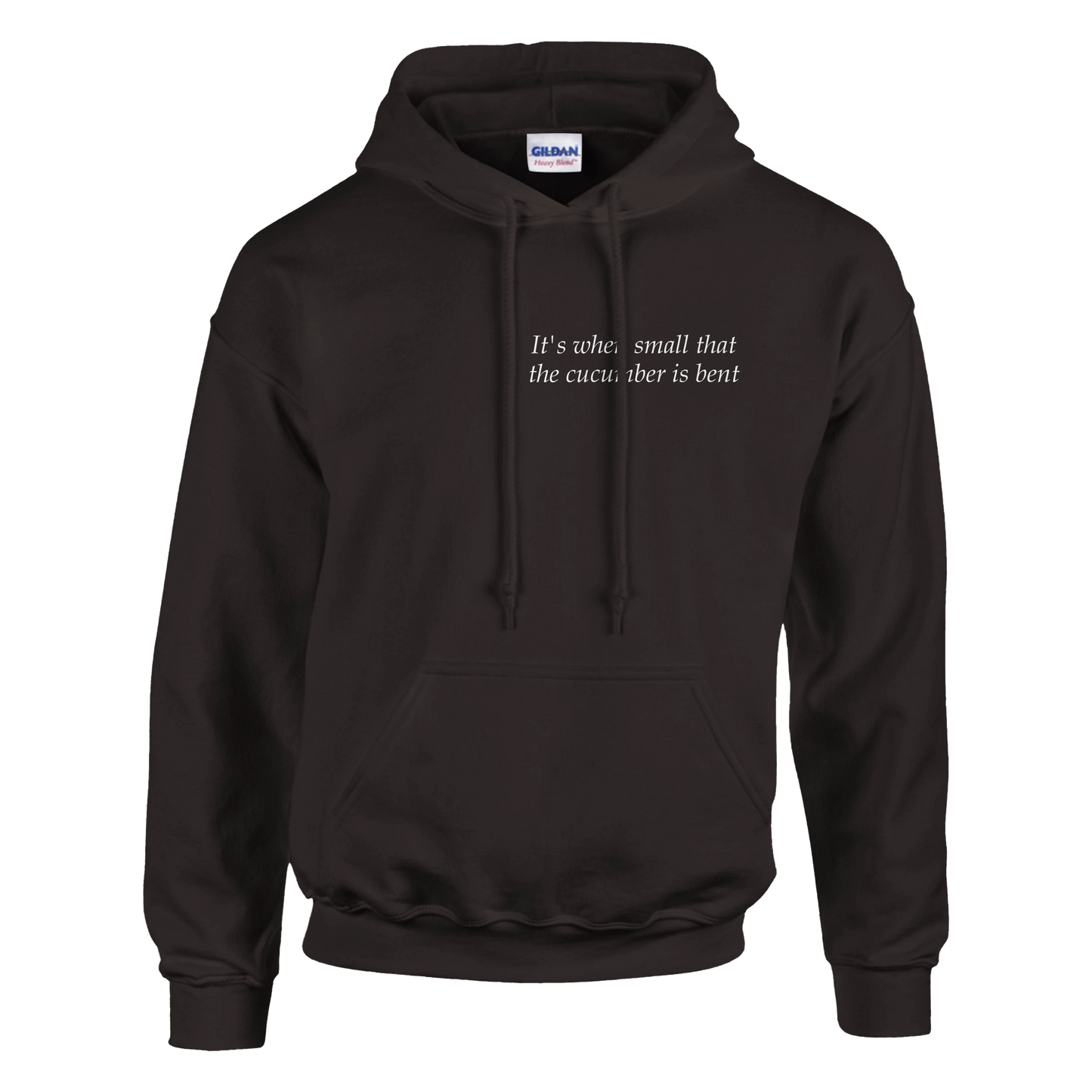 It's when small that the cucumber is bent - Hoodie