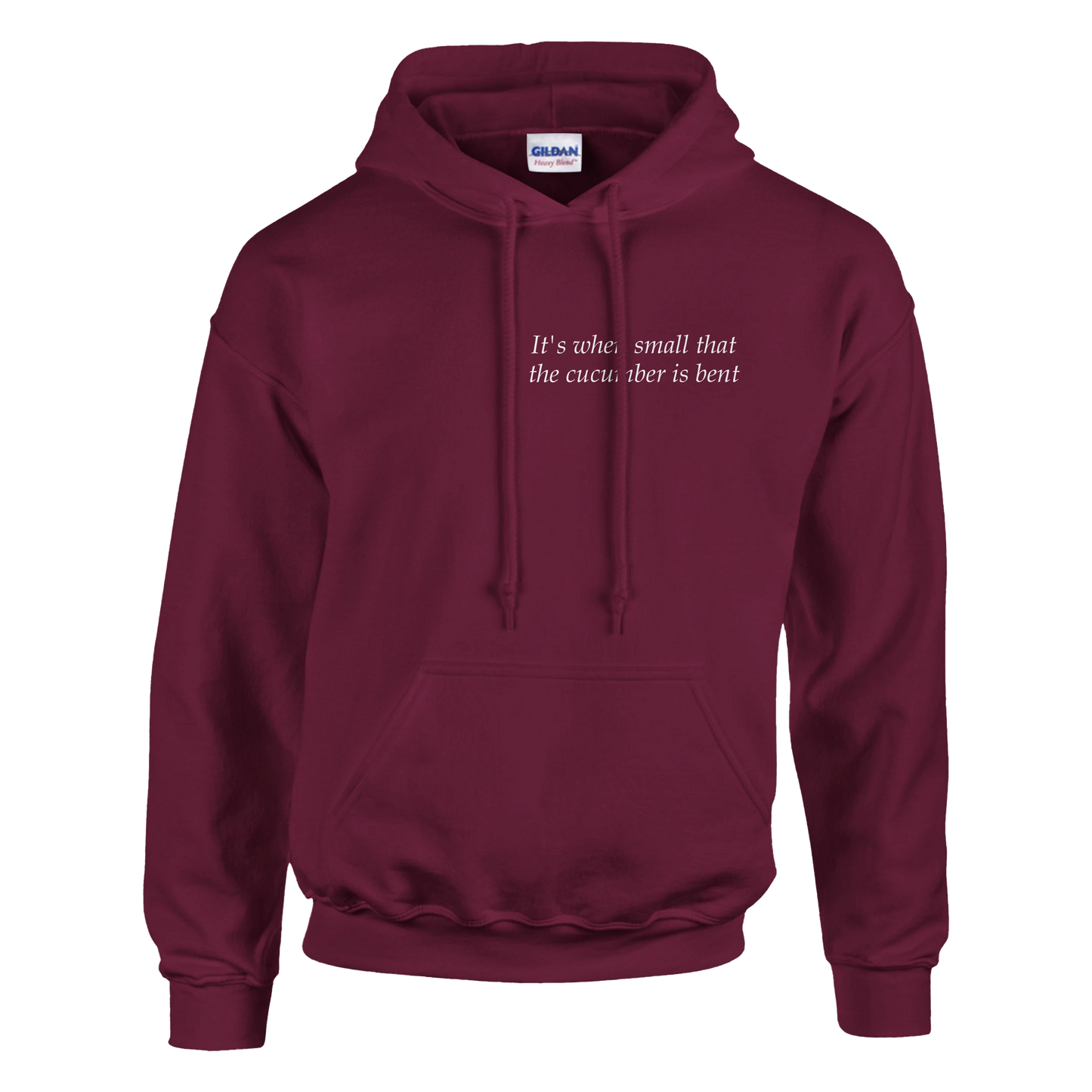It's when small that the cucumber is bent - Hoodie