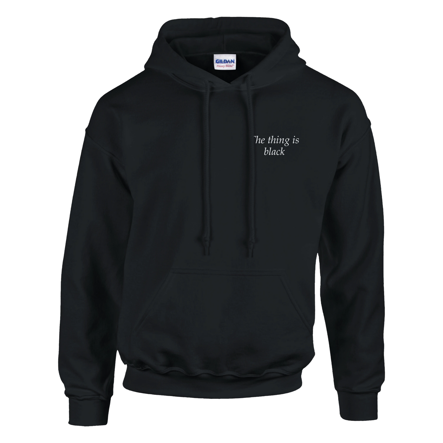 The thing is black - Hoodie