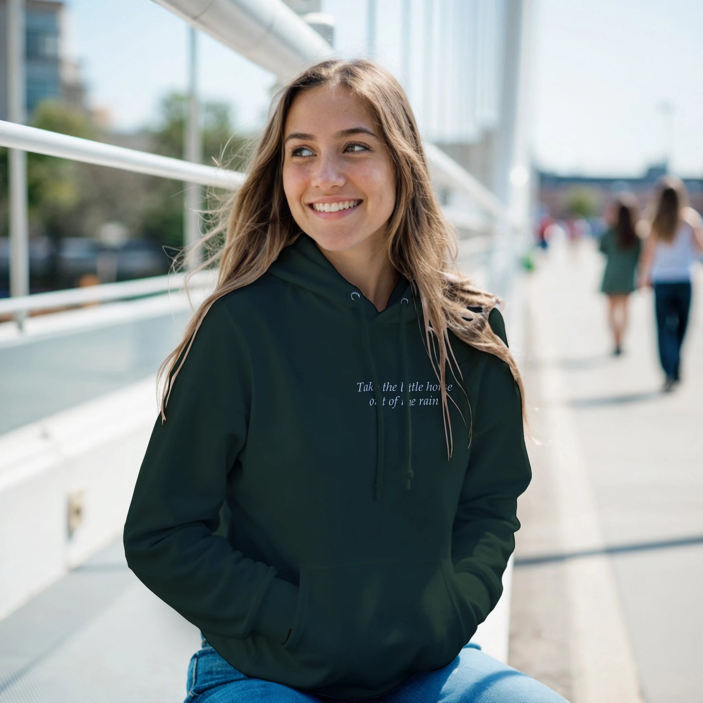 Take the little horse out of the rain - Hoodie