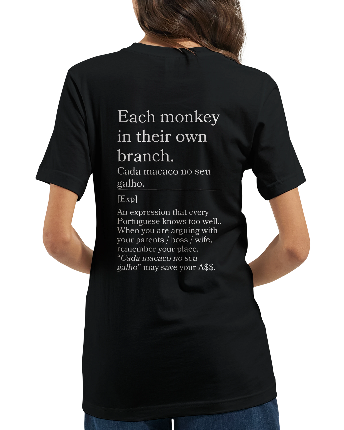 Each monkey in their own branch - T-shirt