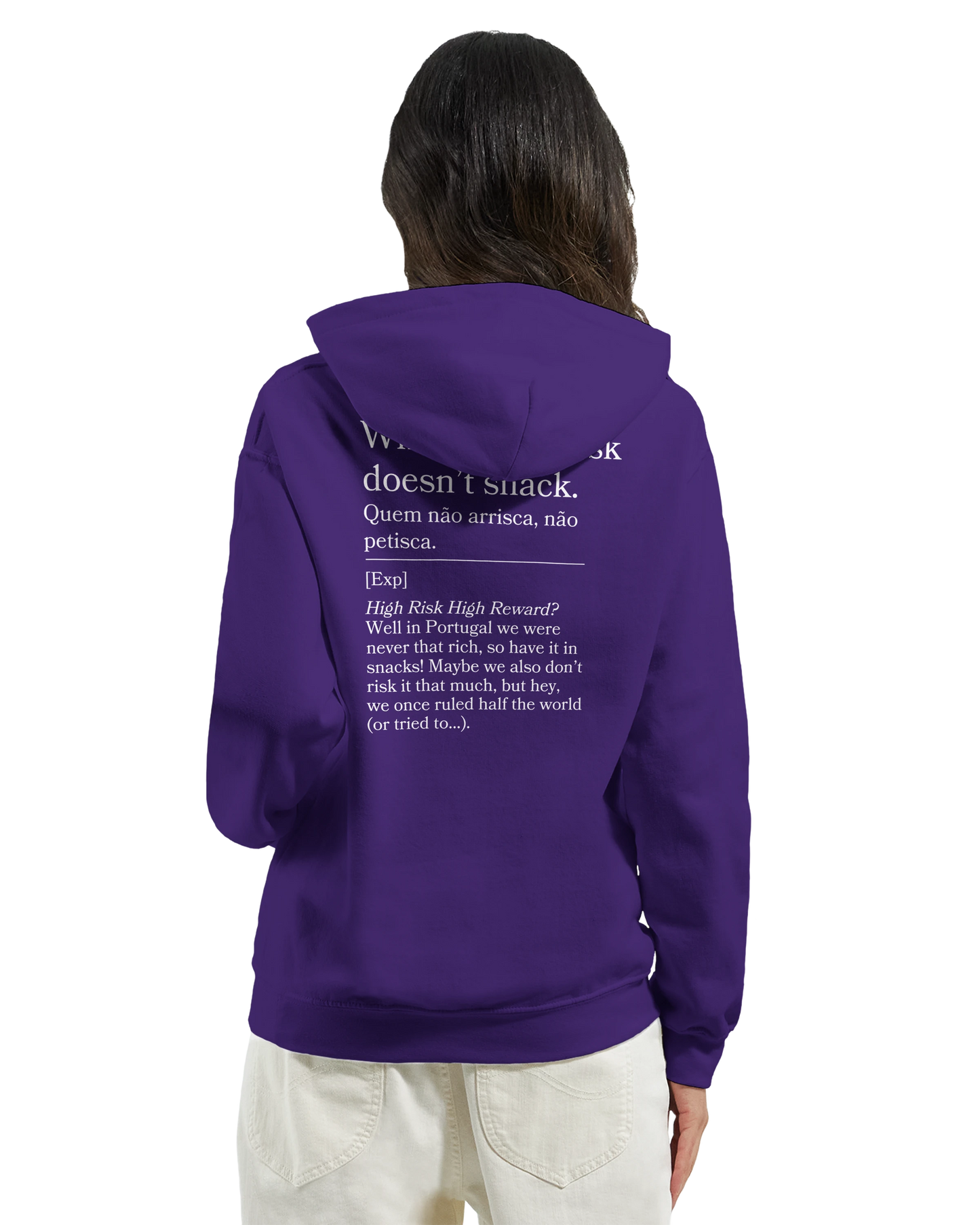 Who doesn't risk, doesn't snack - Hoodie