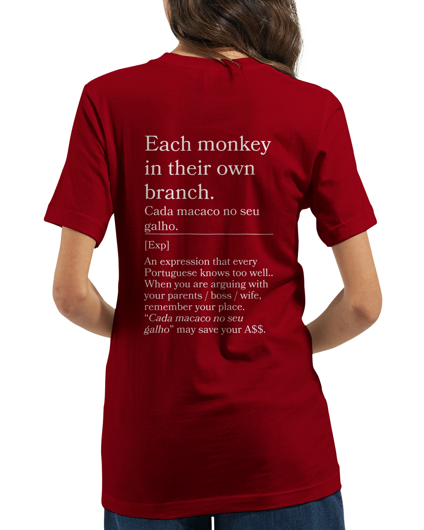 Each monkey in their own branch - T-shirt