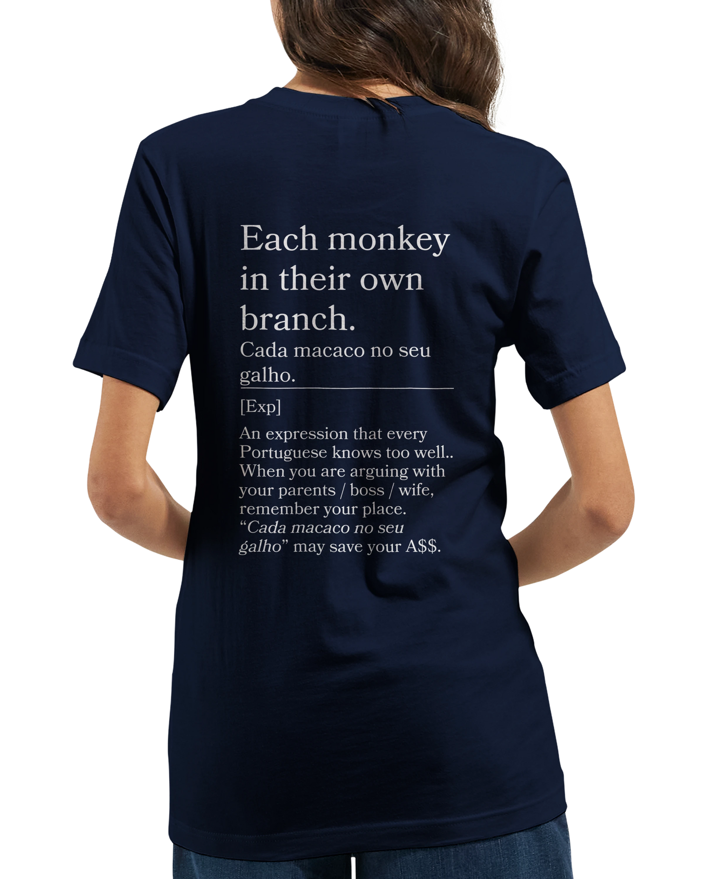 Each monkey in their own branch - T-shirt