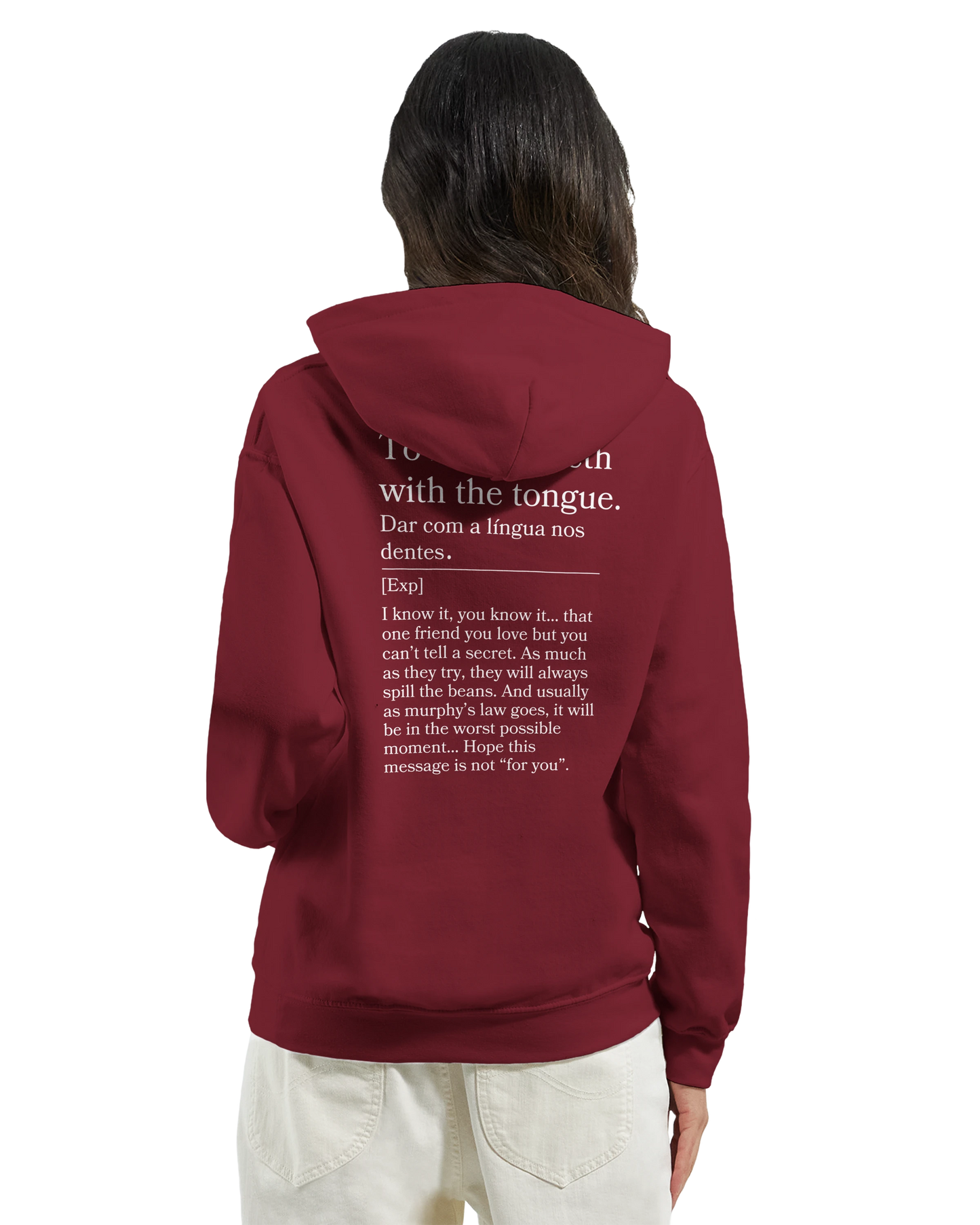 To hit the teeth with the tongue - Hoodie