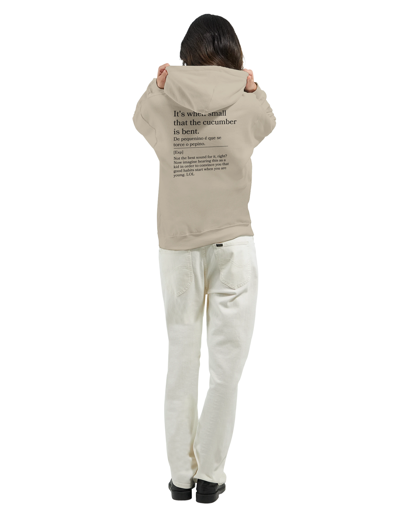 It's when small that the cucumber is bent - Hoodie