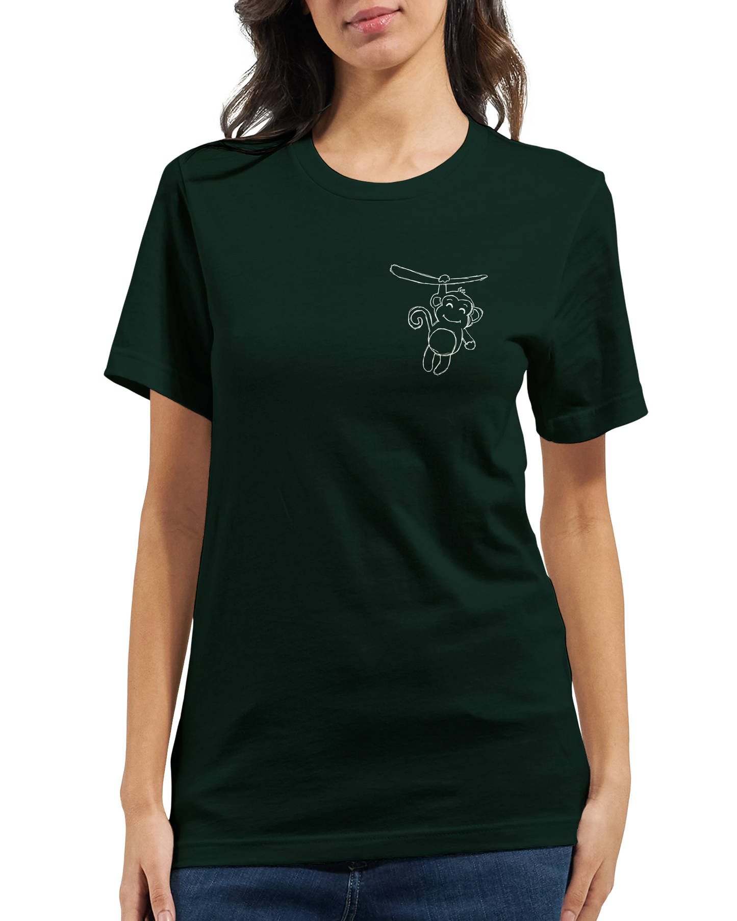 Each monkey in their own branch - T-shirt