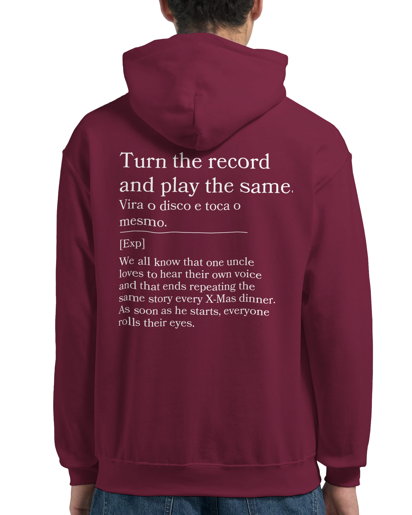 Turn the record and play the same - Hoodie