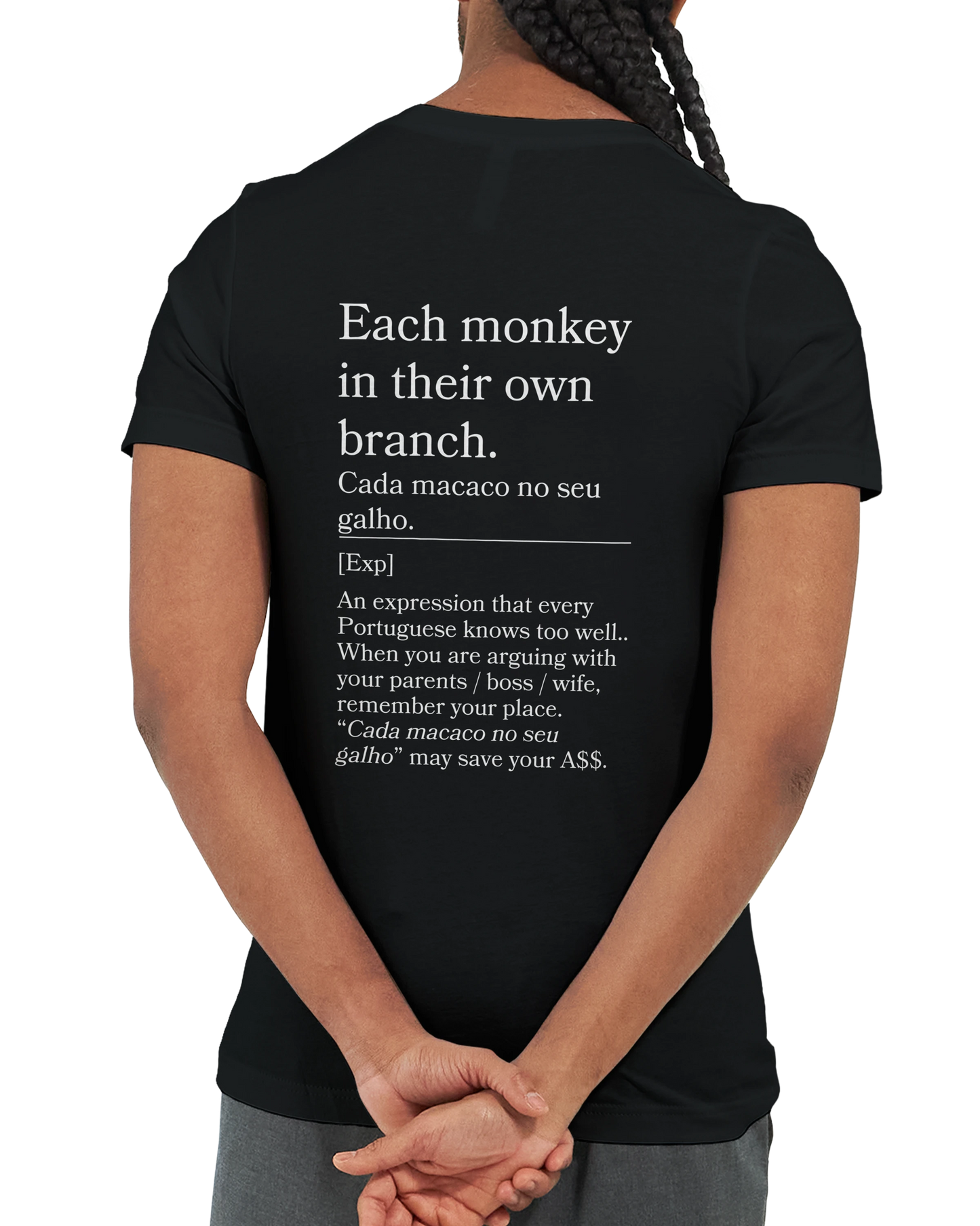 Each monkey in their own branch - T-shirt