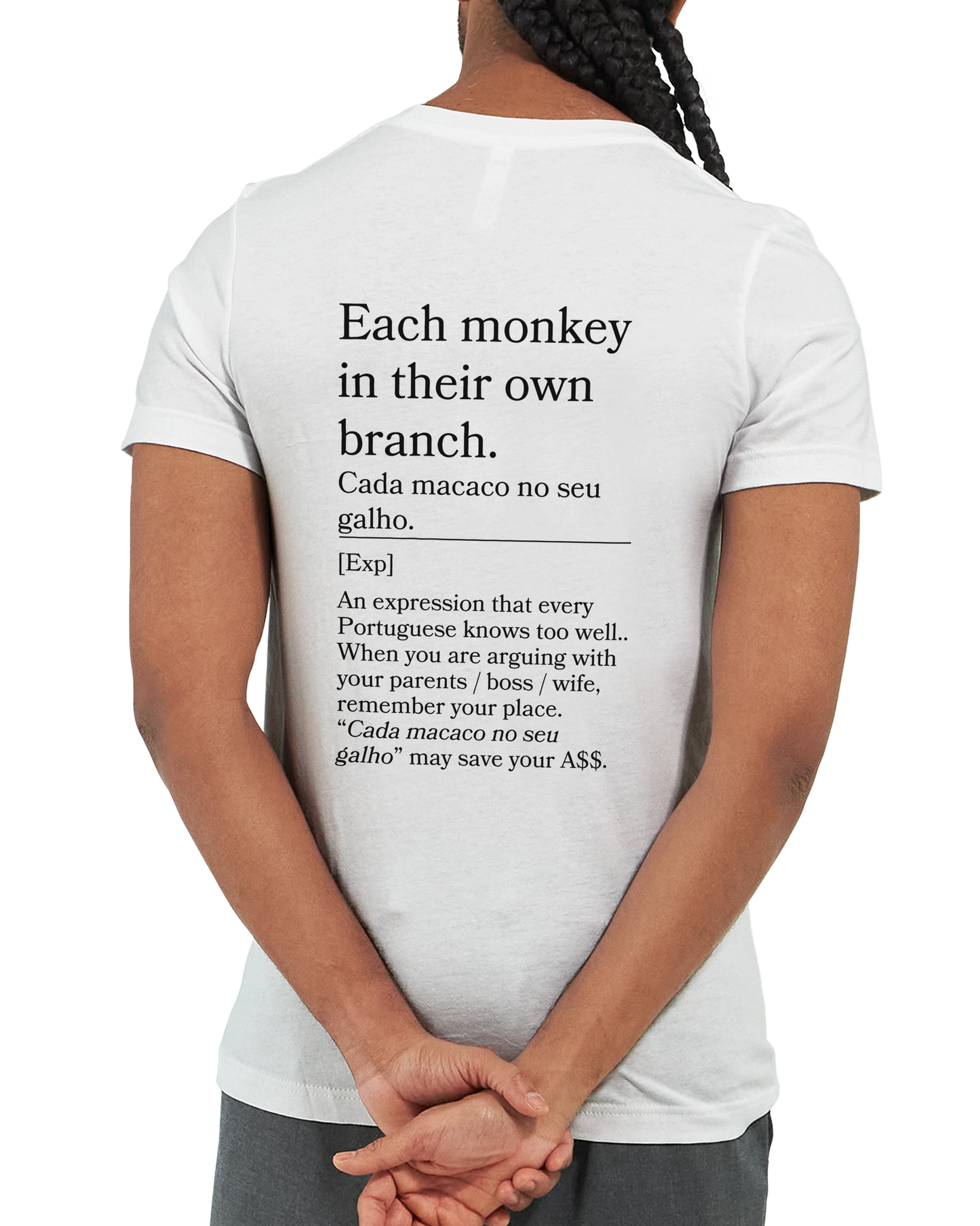 Each monkey in their own branch - T-shirt