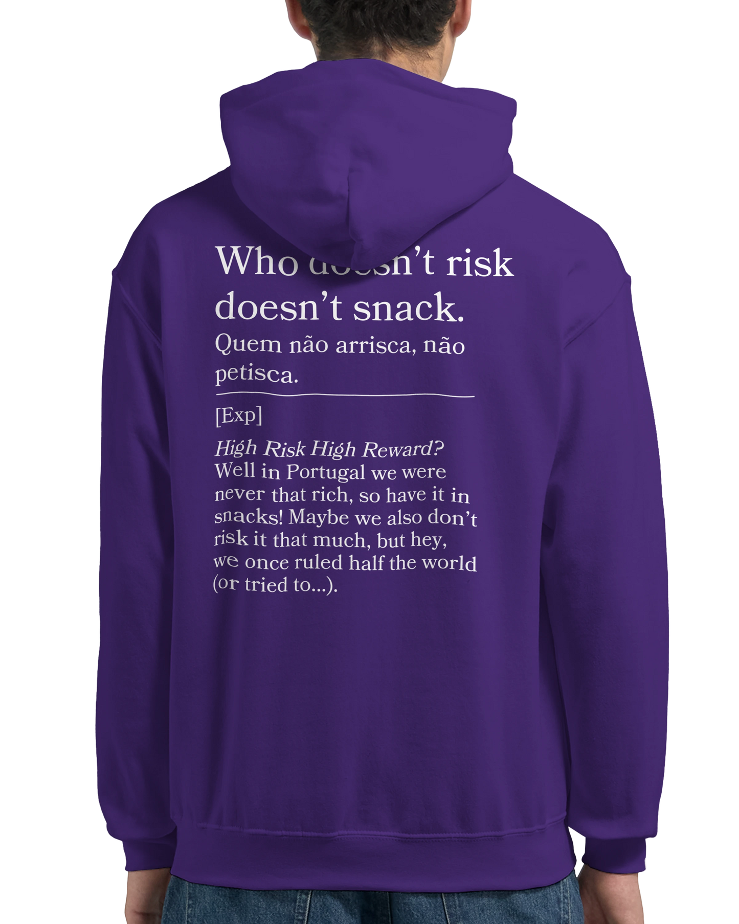 Who doesn't risk, doesn't snack - Hoodie