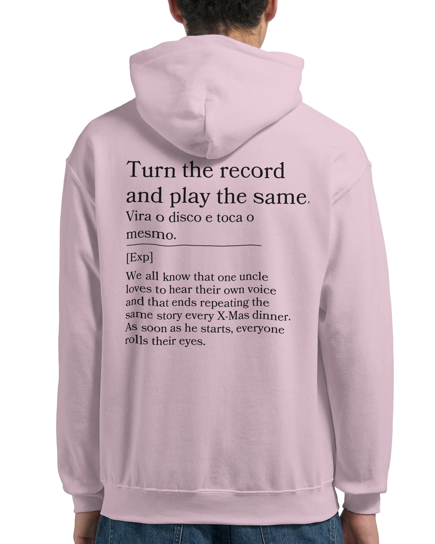 Turn the record and play the same - Hoodie