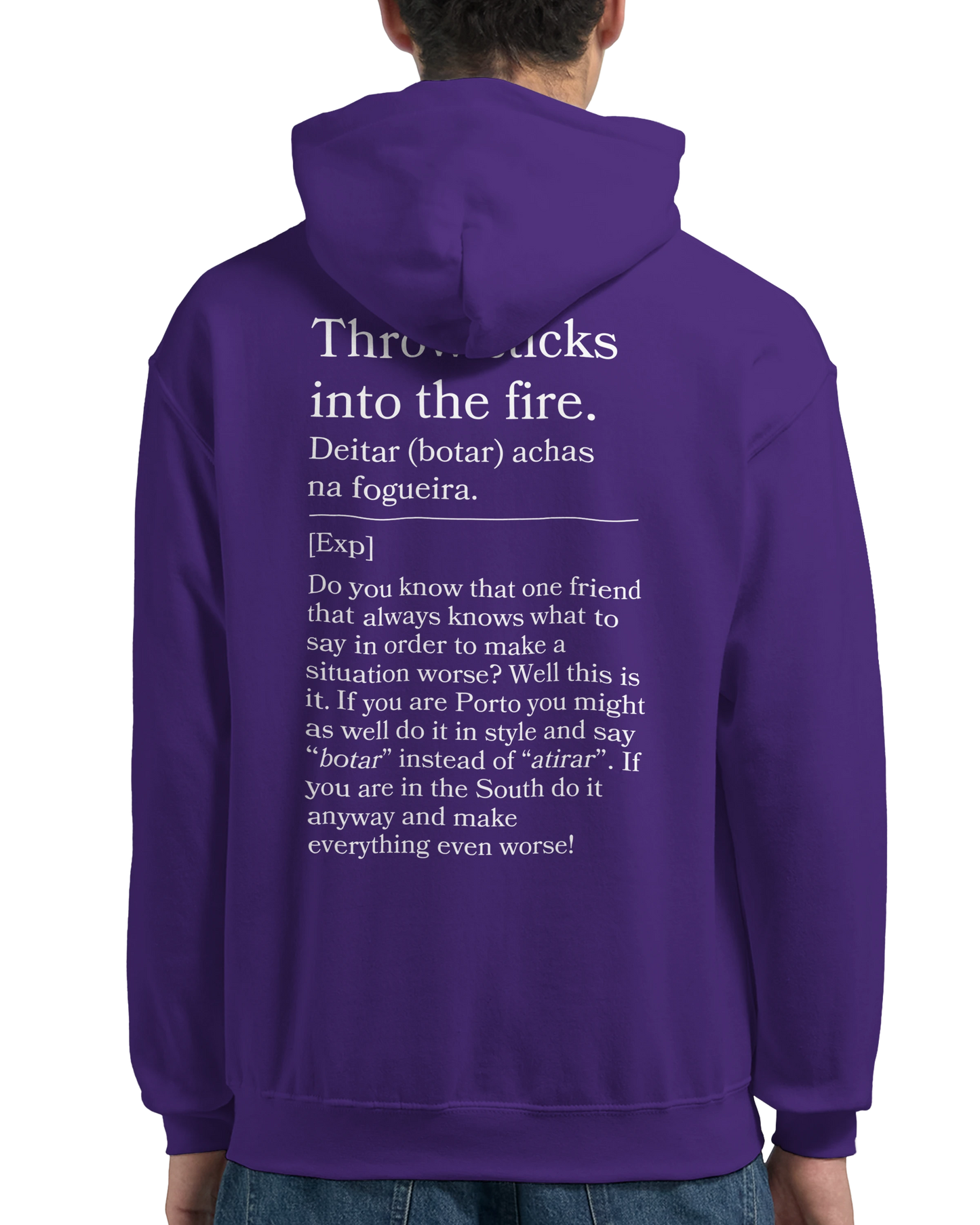 Throw sticks into the fire - Hoodie