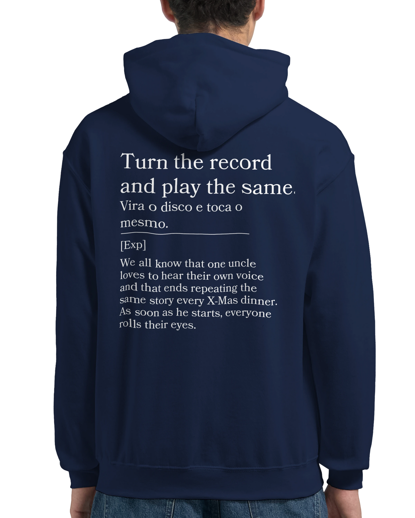 Turn the record and play the same - Hoodie