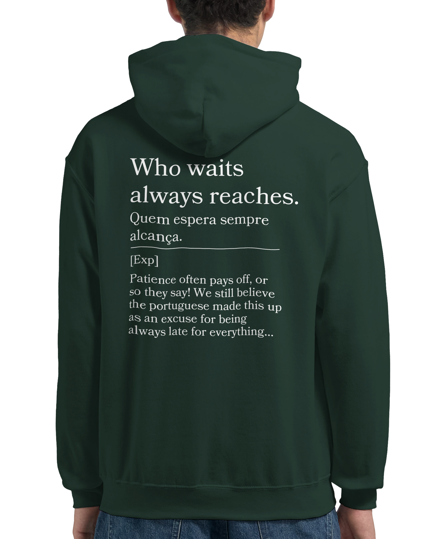 Who waits always reaches - Hoodie