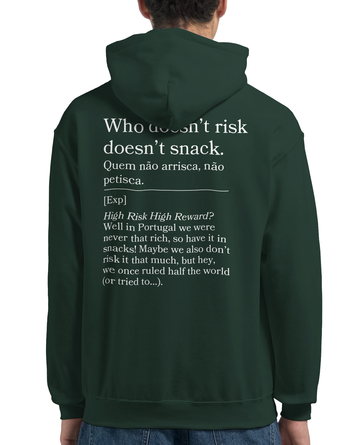 Who doesn't risk, doesn't snack - Hoodie