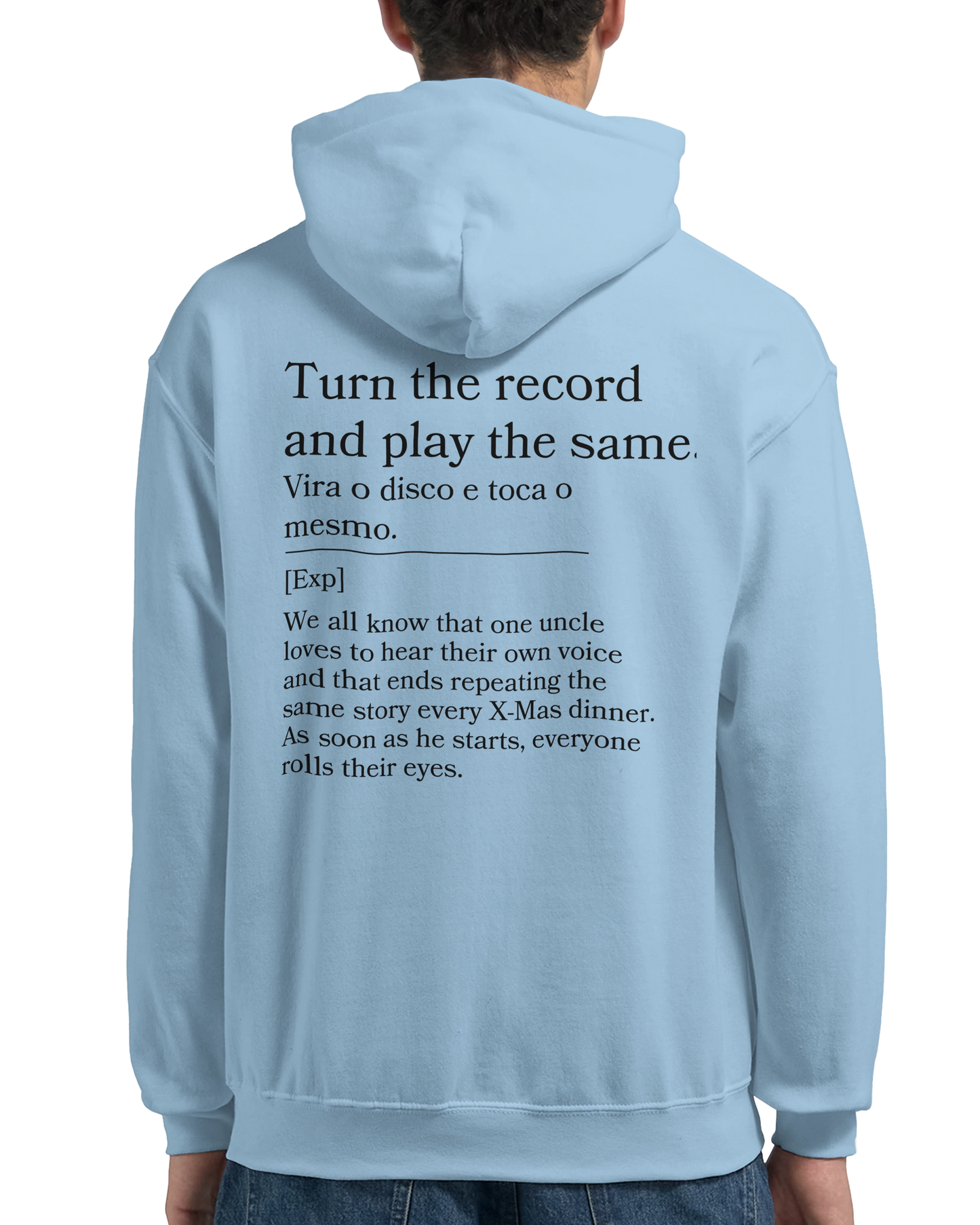 Turn the record and play the same - Hoodie