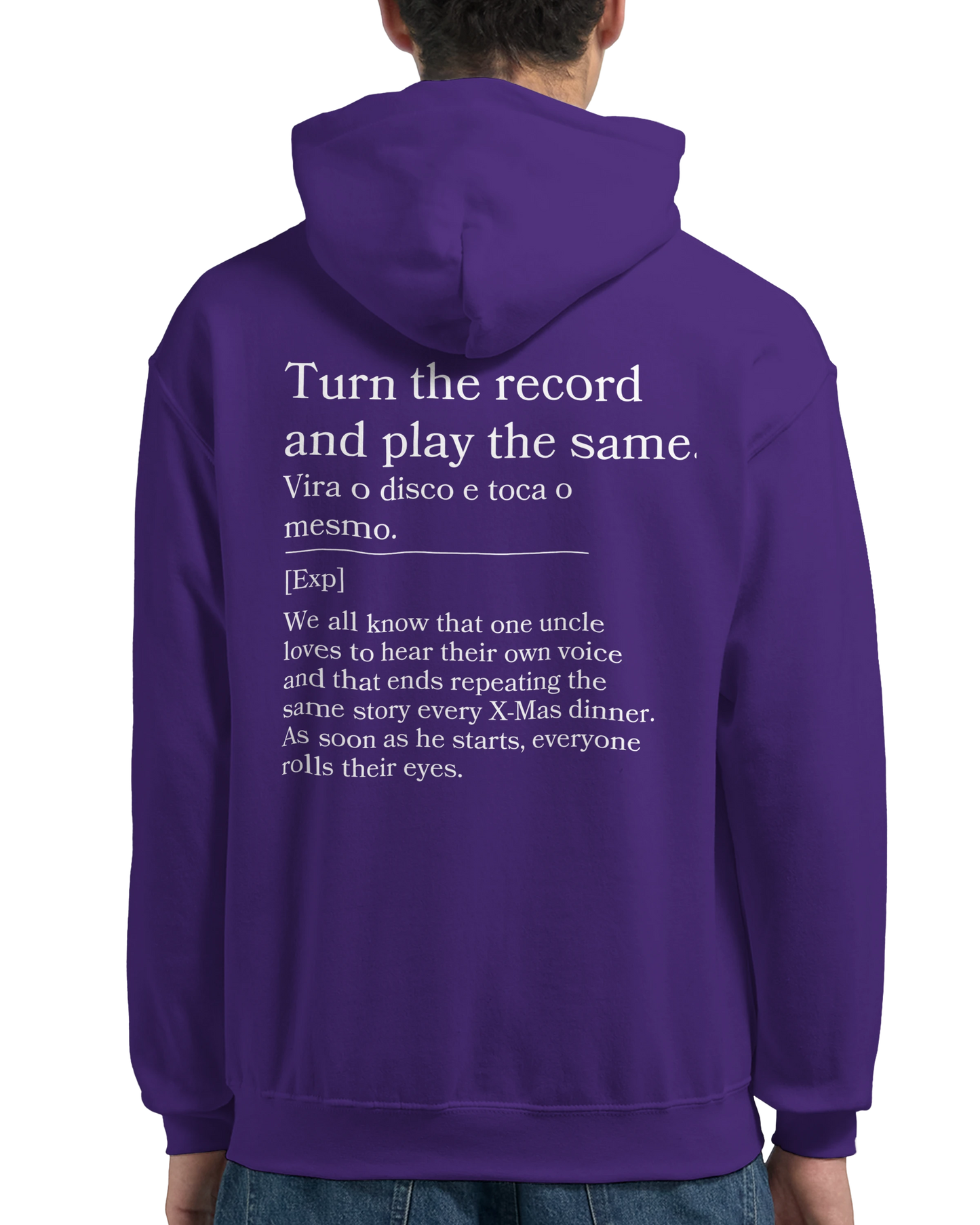 Turn the record and play the same - Hoodie