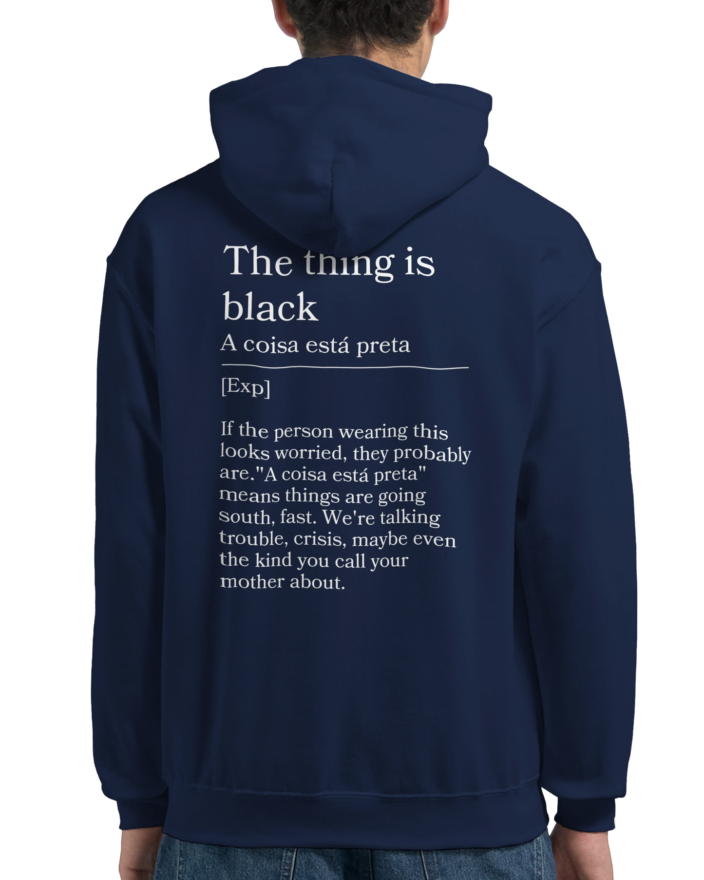 The thing is black - Hoodie