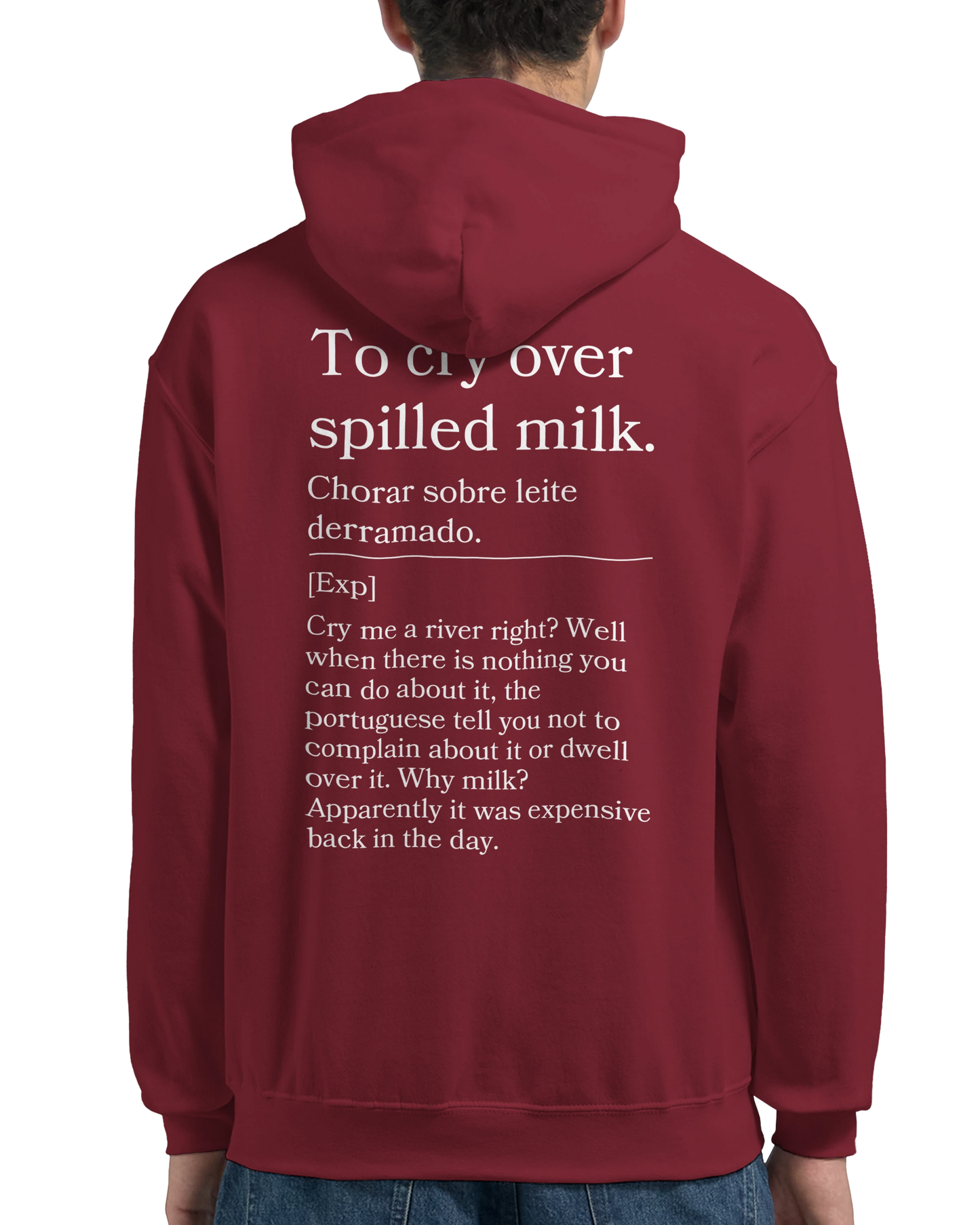 To cry over spilled milk - Hoodie