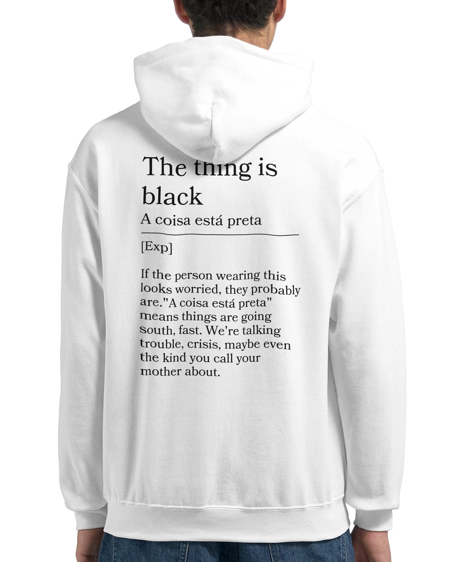 The thing is black - Hoodie