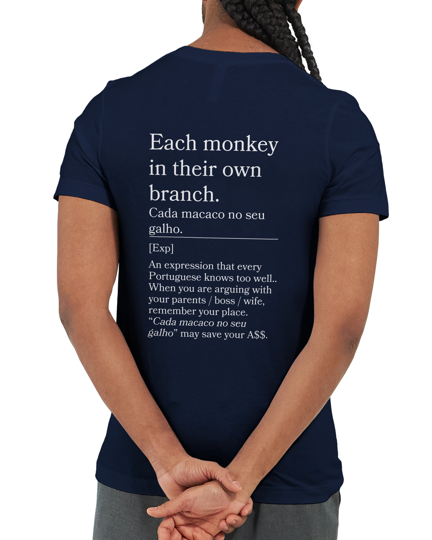 Each monkey in their own branch - T-shirt
