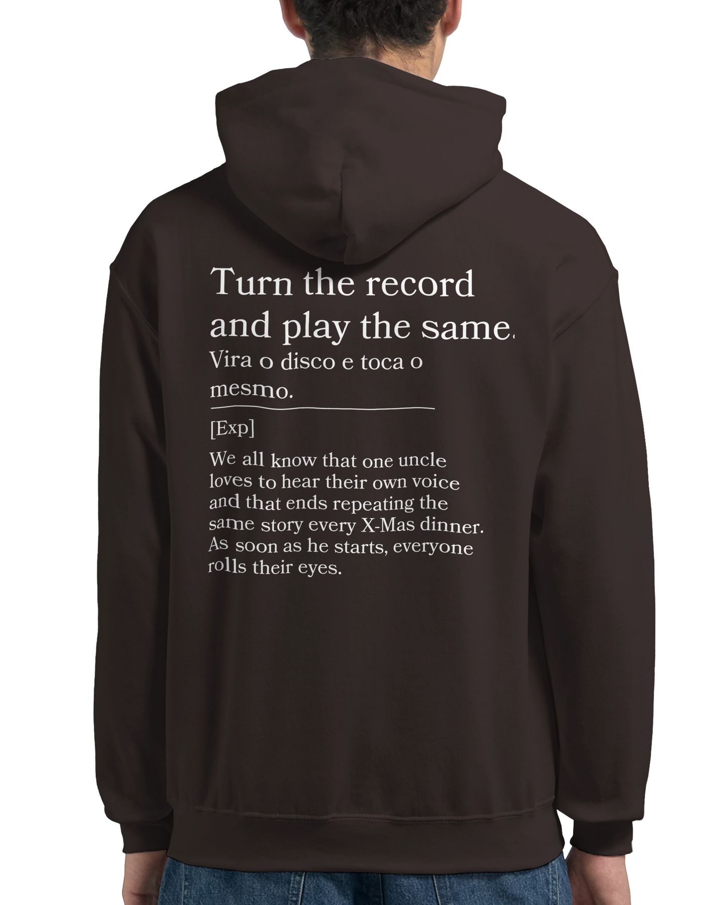 Turn the record and play the same - Hoodie